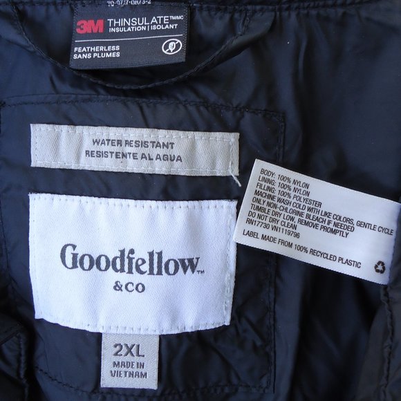 SIZE 2 XL. Goodiellow & Co men's quilted winter jacket. - Picture 5 of 8